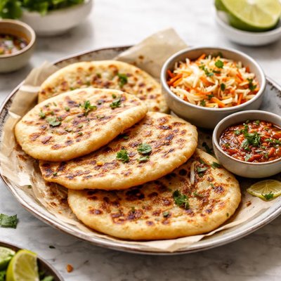 Pupusa de Frijol con Queso